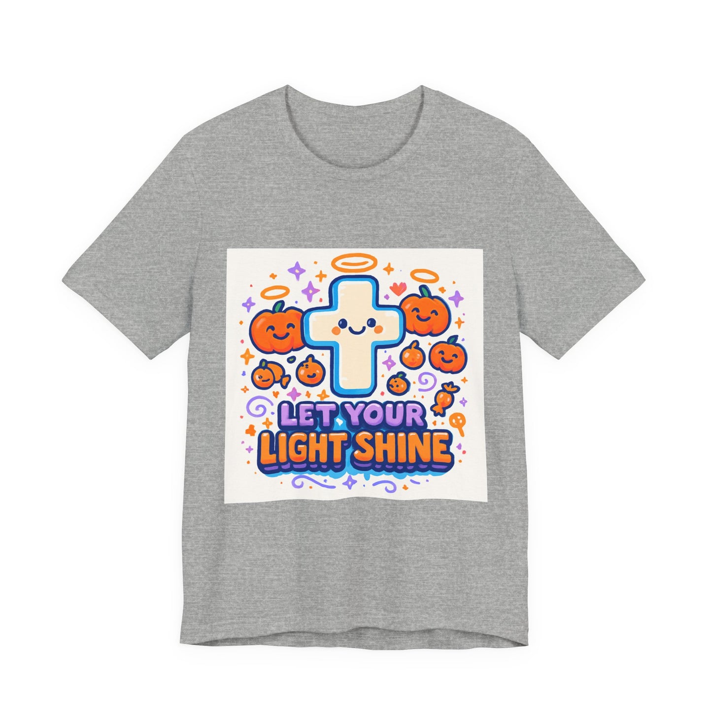 Let Your Light Shine - Fall -Unisex Jersey Short Sleeve Tee