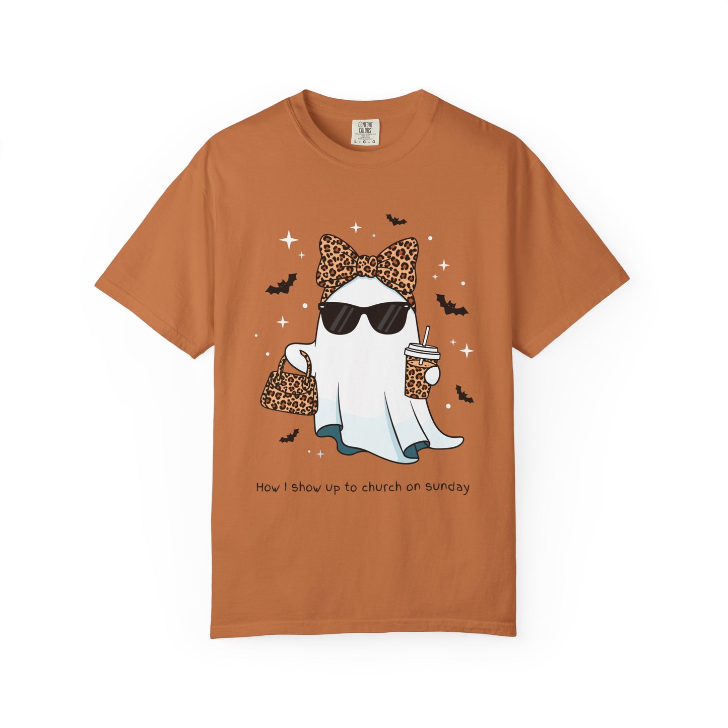 Stylish Fancy Ghost T-Shirt, Funny Tee, Cute Halloween Apparel, Unisex Casual Top, Gift for Cat Lovers, Sunday Funday Shirt