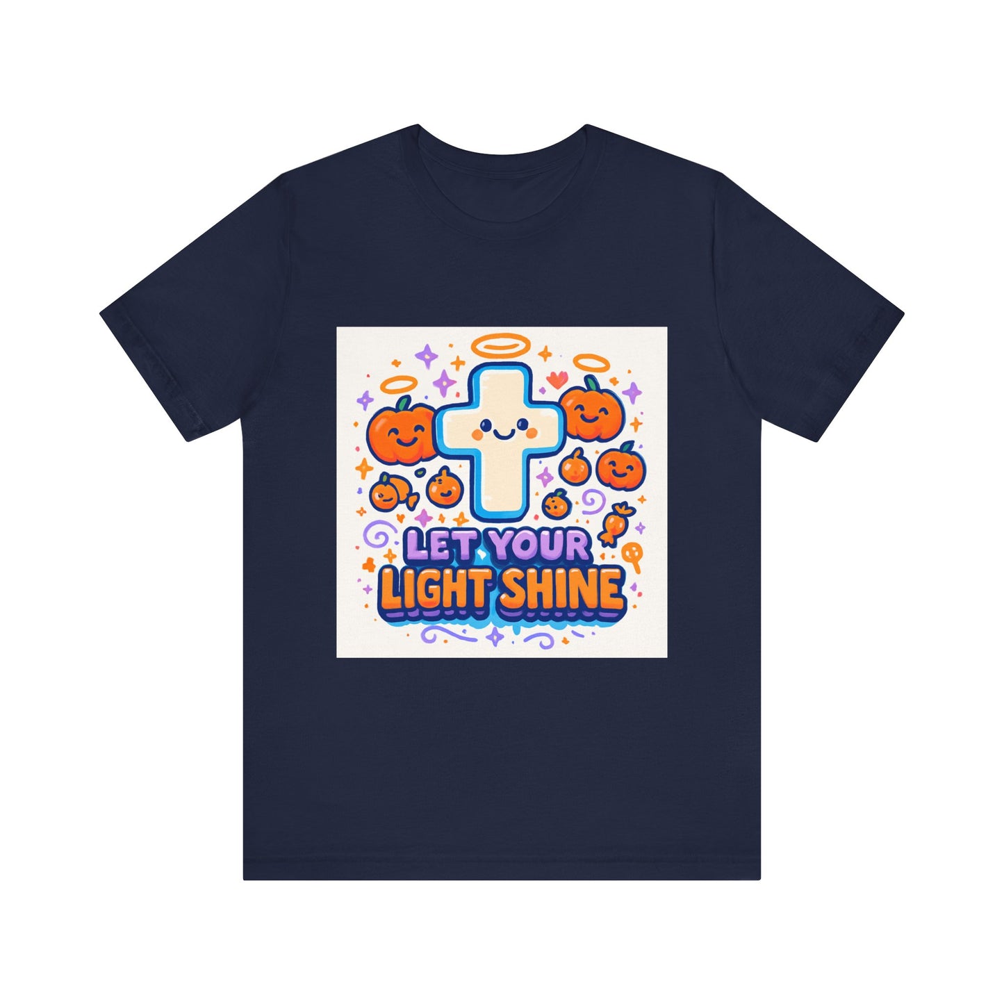 Let Your Light Shine - Fall -Unisex Jersey Short Sleeve Tee