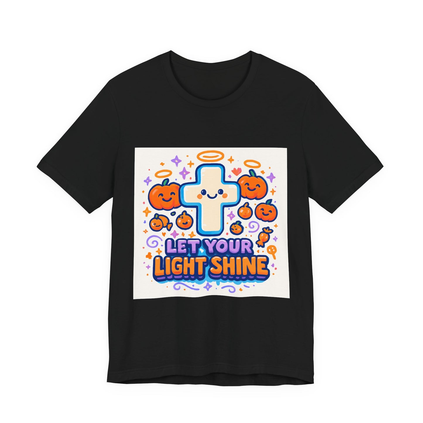 Let Your Light Shine - Fall -Unisex Jersey Short Sleeve Tee