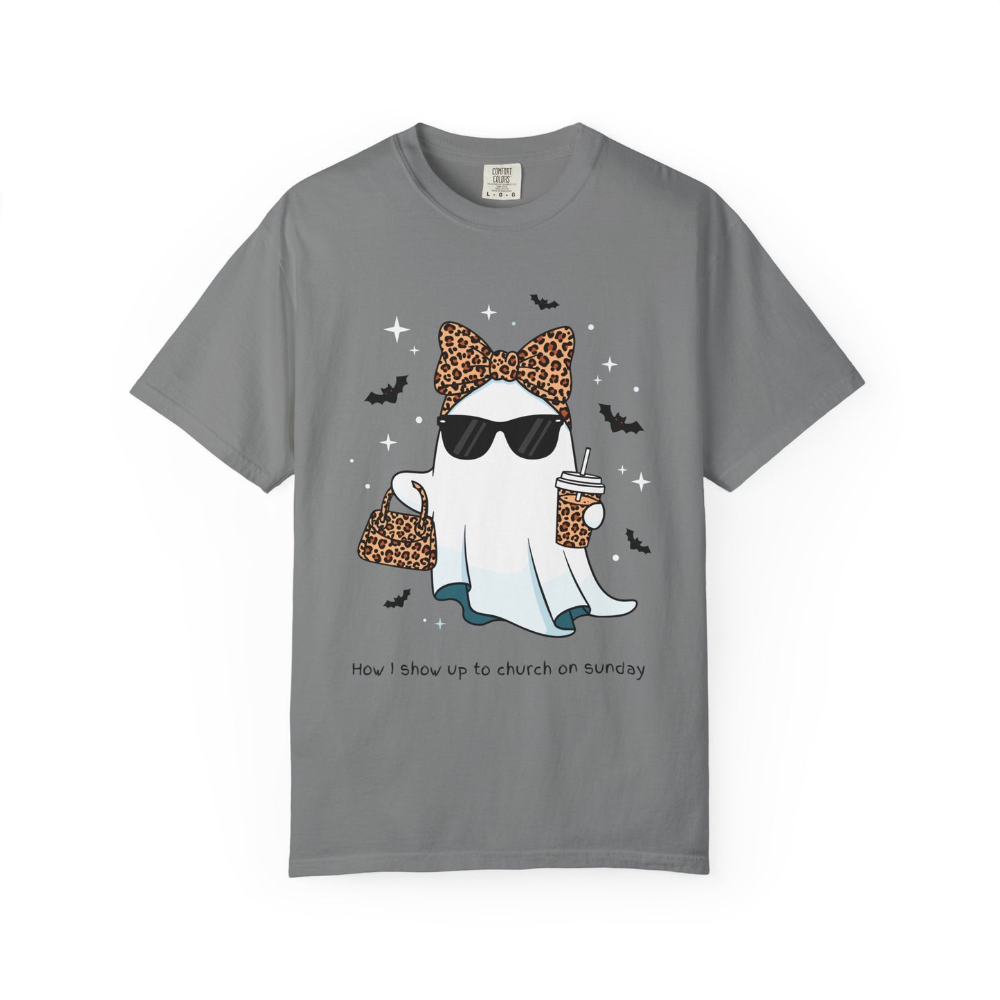 Stylish Fancy Ghost T-Shirt, Funny Tee, Cute Halloween Apparel, Unisex Casual Top, Gift for Cat Lovers, Sunday Funday Shirt