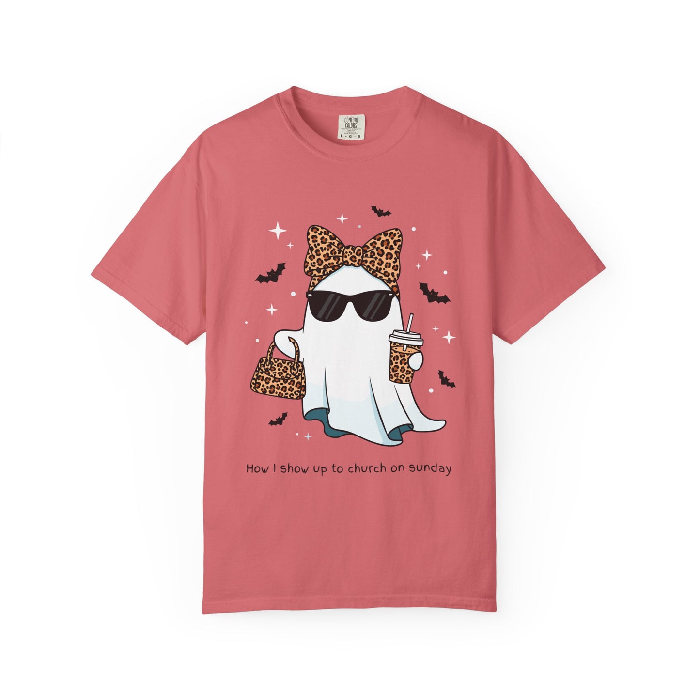 Stylish Fancy Ghost T-Shirt, Funny Tee, Cute Halloween Apparel, Unisex Casual Top, Gift for Cat Lovers, Sunday Funday Shirt