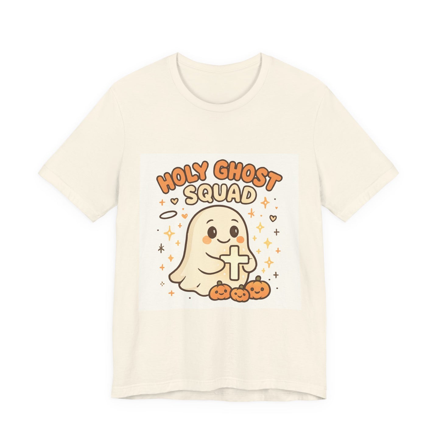 Cute Holy Ghost Unisex Jersey Short Sleeve Tee