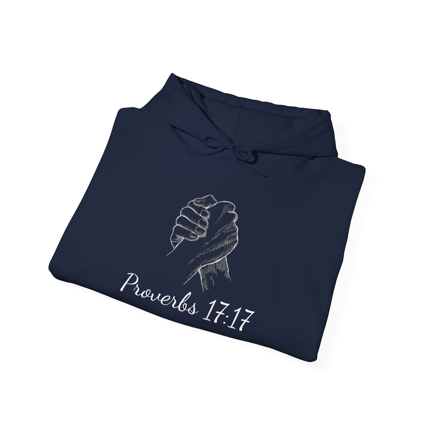 Friend loves at all times - Proverbs 17:17 Hoodie - premium quality