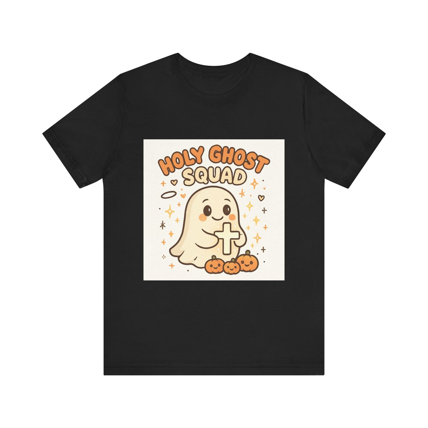 Cute Holy Ghost Unisex Jersey Short Sleeve Tee