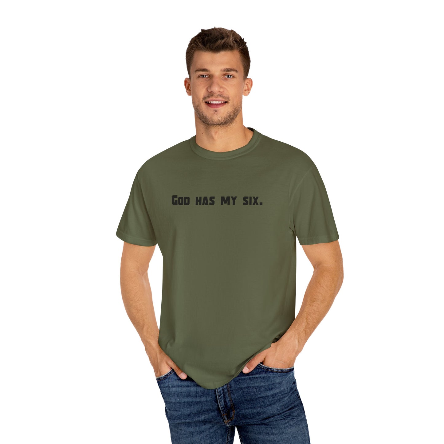God Has My Six - Isaiah 52:12 - T-Shirt