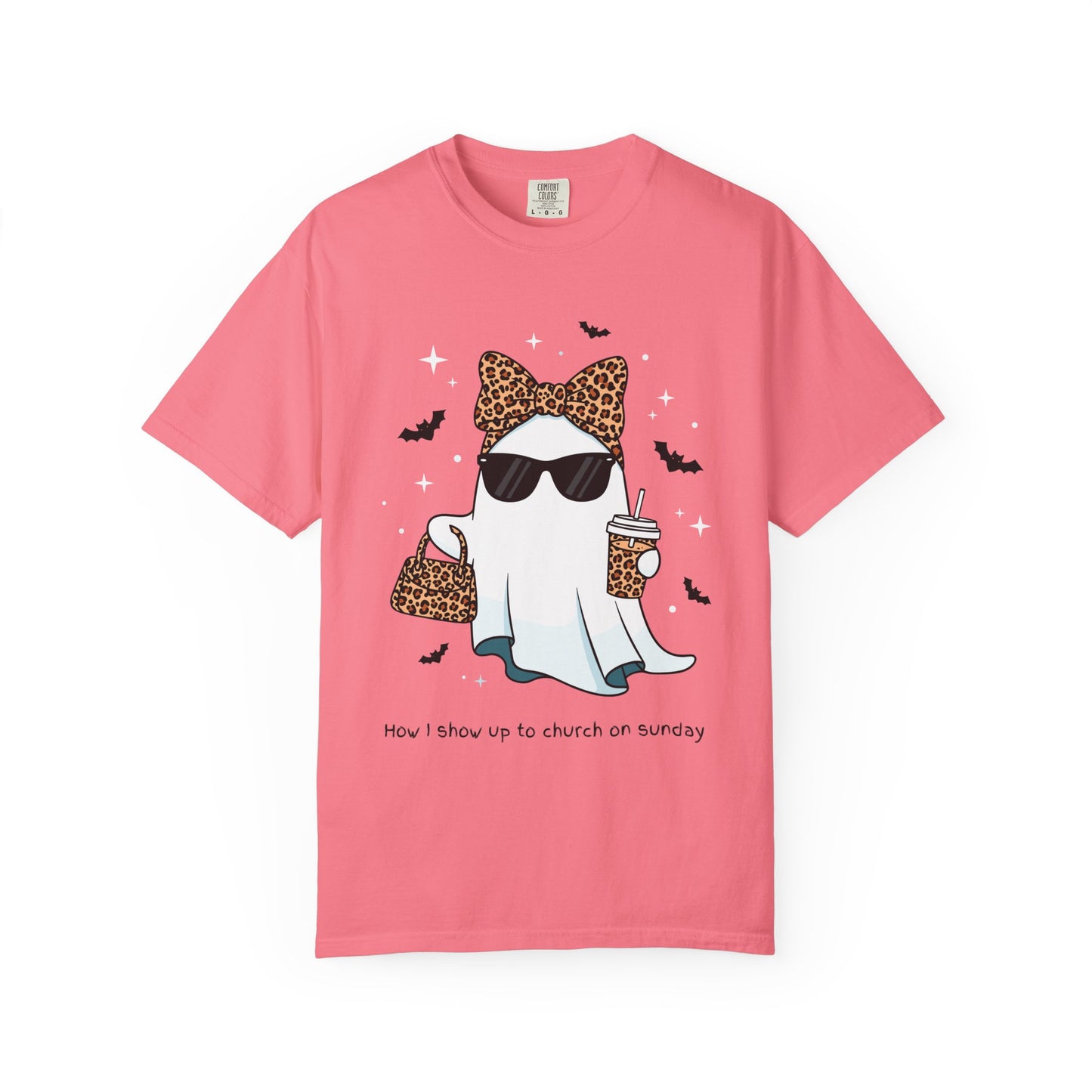 Stylish Fancy Ghost T-Shirt, Funny Tee, Cute Halloween Apparel, Unisex Casual Top, Gift for Cat Lovers, Sunday Funday Shirt