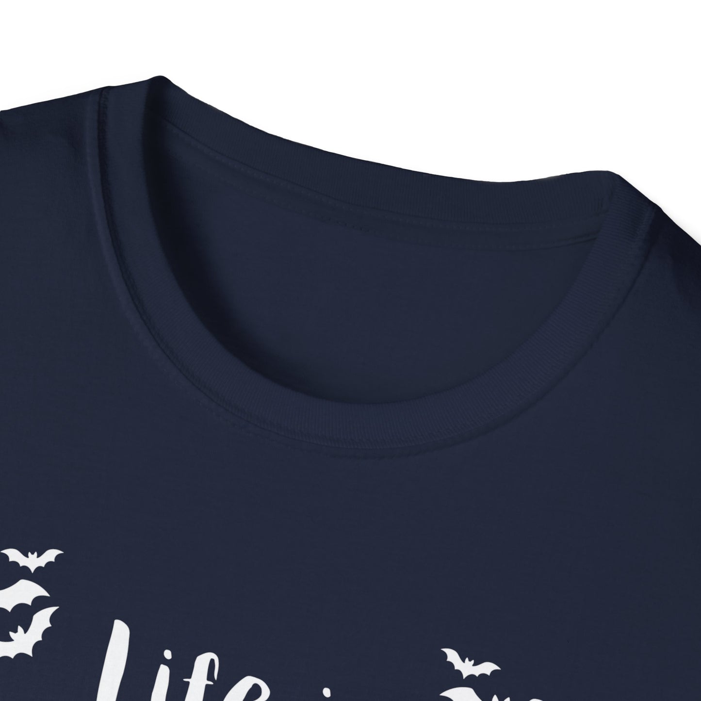 Halloween Faith T-Shirt, Life is Scary without Jesus Tee, Christian Halloween Shirt, Unisex Casual Tee, Fall Faith Apparel, Spooky [...]