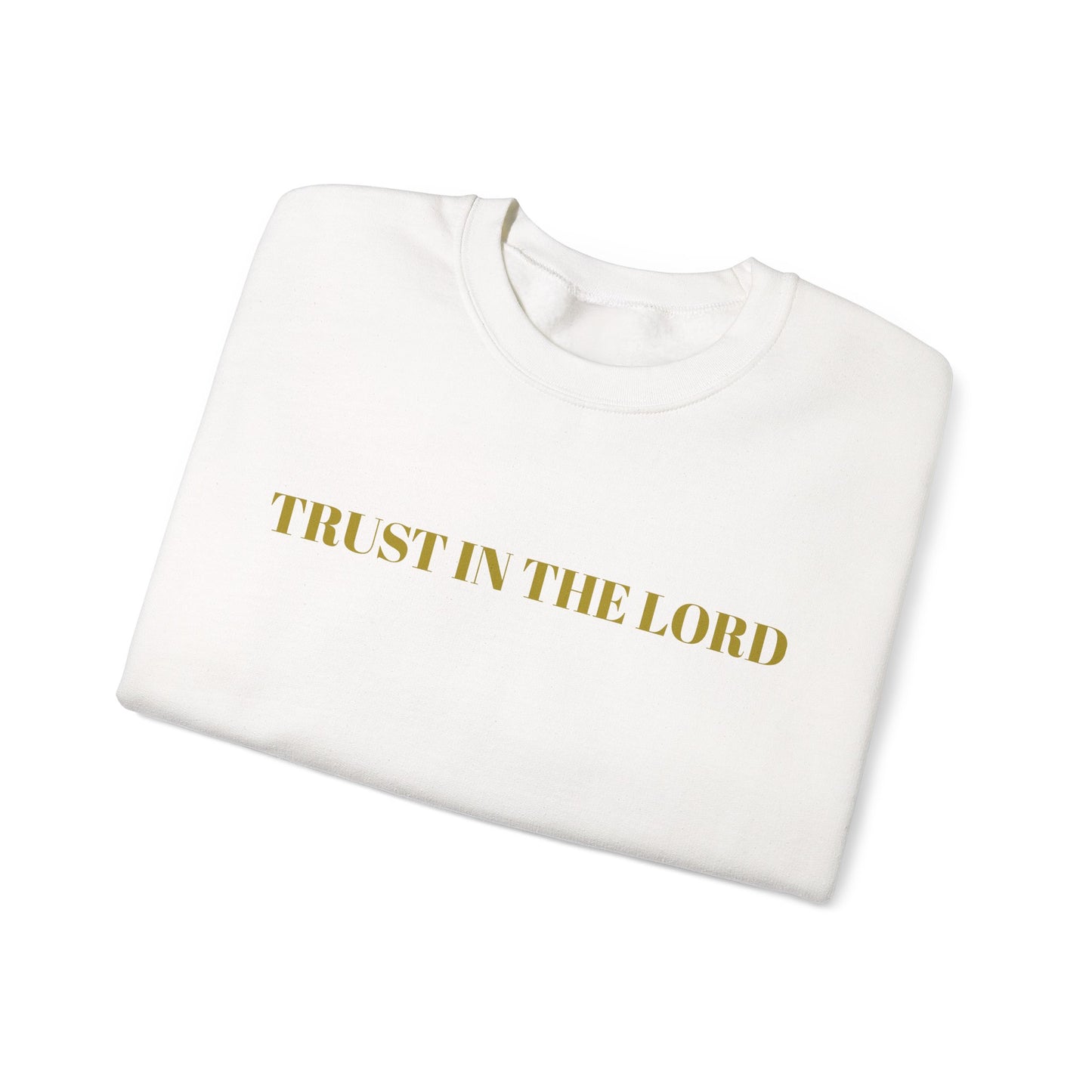 TRUST IN THE LORD - Cozy Crewneck Sweatshirt