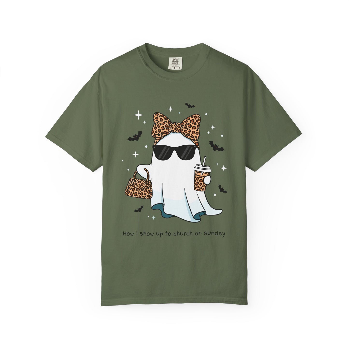 Stylish Fancy Ghost T-Shirt, Funny Tee, Cute Halloween Apparel, Unisex Casual Top, Gift for Cat Lovers, Sunday Funday Shirt