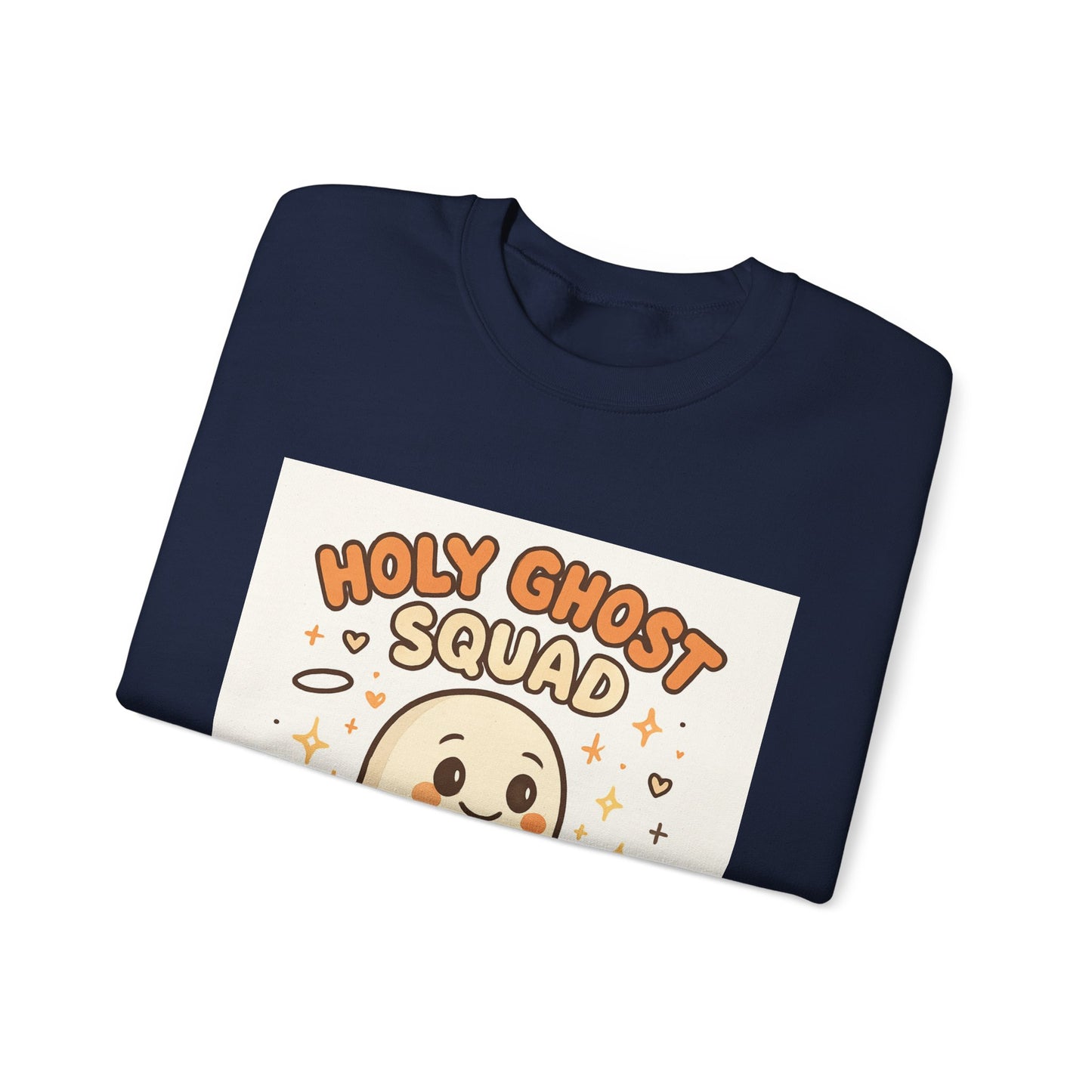 Cute Holy Ghost Unisex Heavy Blend™ Crewneck Sweatshirt