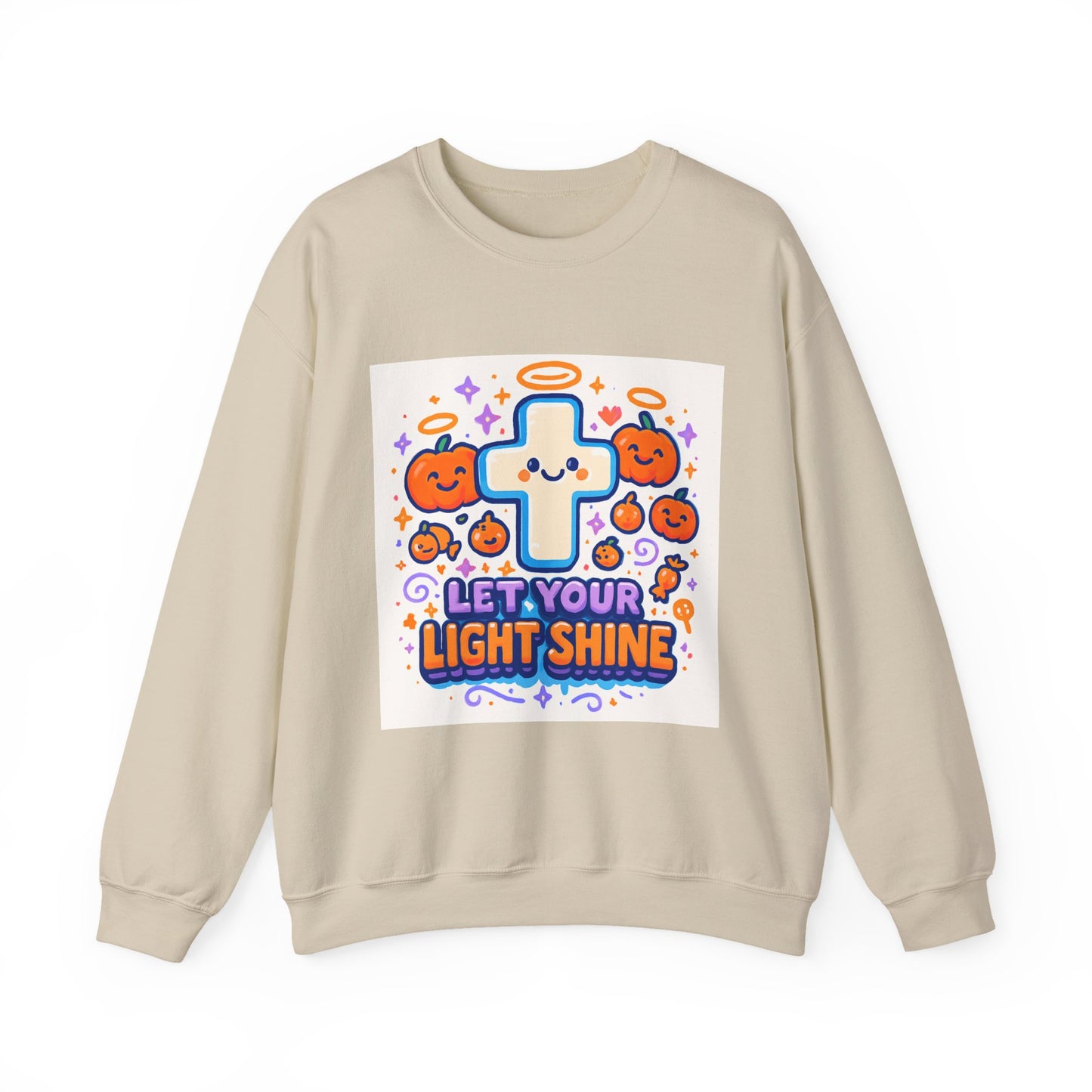 Let Your Light Shine - Fall - Unisex Heavy Blend™ Crewneck Sweatshirt