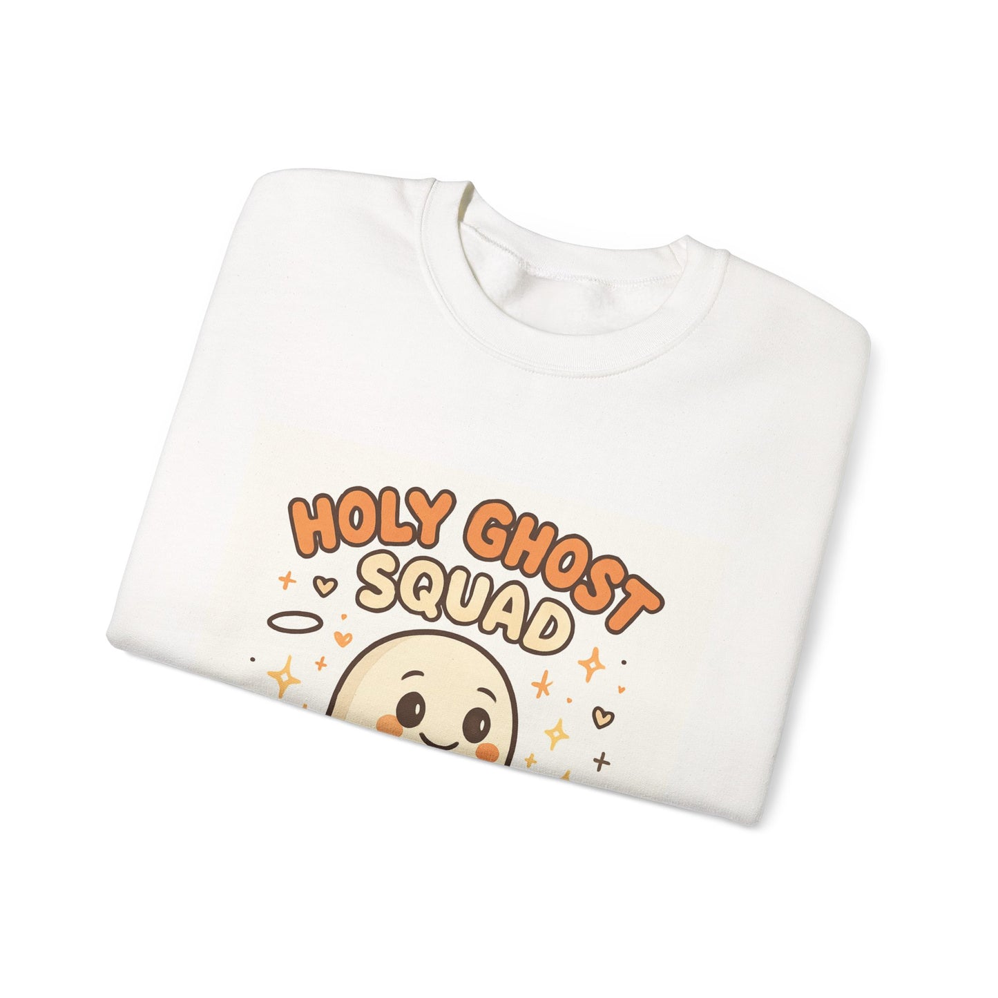 Cute Holy Ghost Unisex Heavy Blend™ Crewneck Sweatshirt