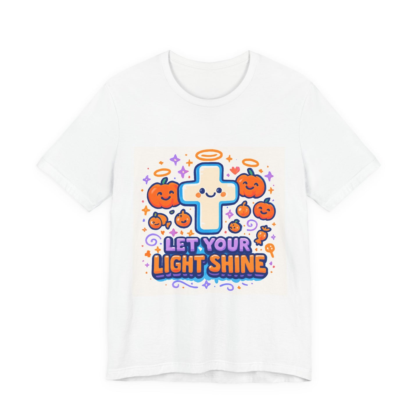 Let Your Light Shine - Fall -Unisex Jersey Short Sleeve Tee