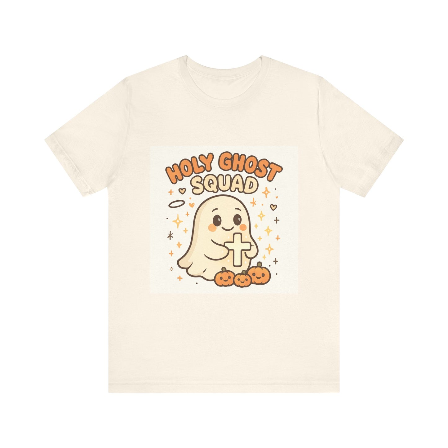 Cute Holy Ghost Unisex Jersey Short Sleeve Tee