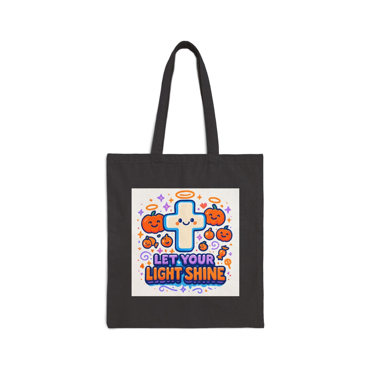 Let Your Light Shine - Fall - Cotton Canvas Tote Bag