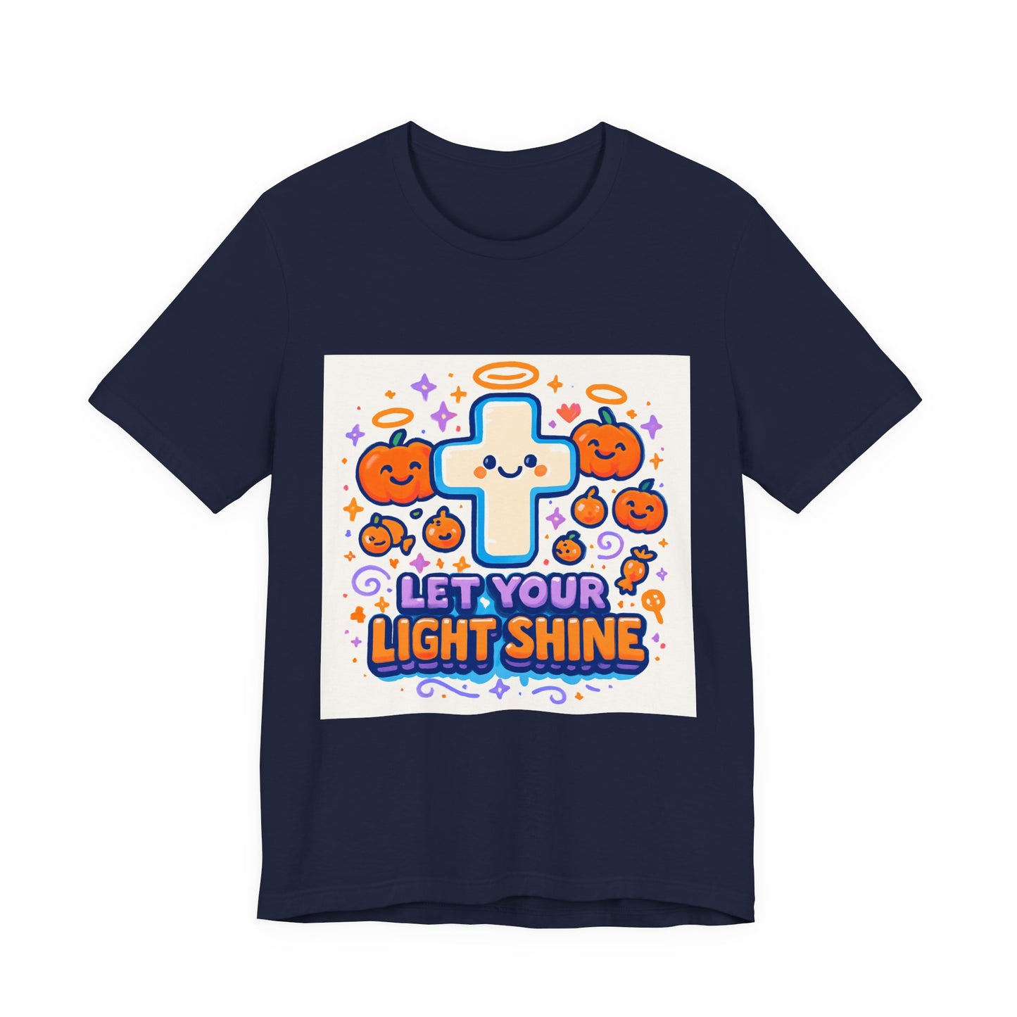 Let Your Light Shine - Fall -Unisex Jersey Short Sleeve Tee