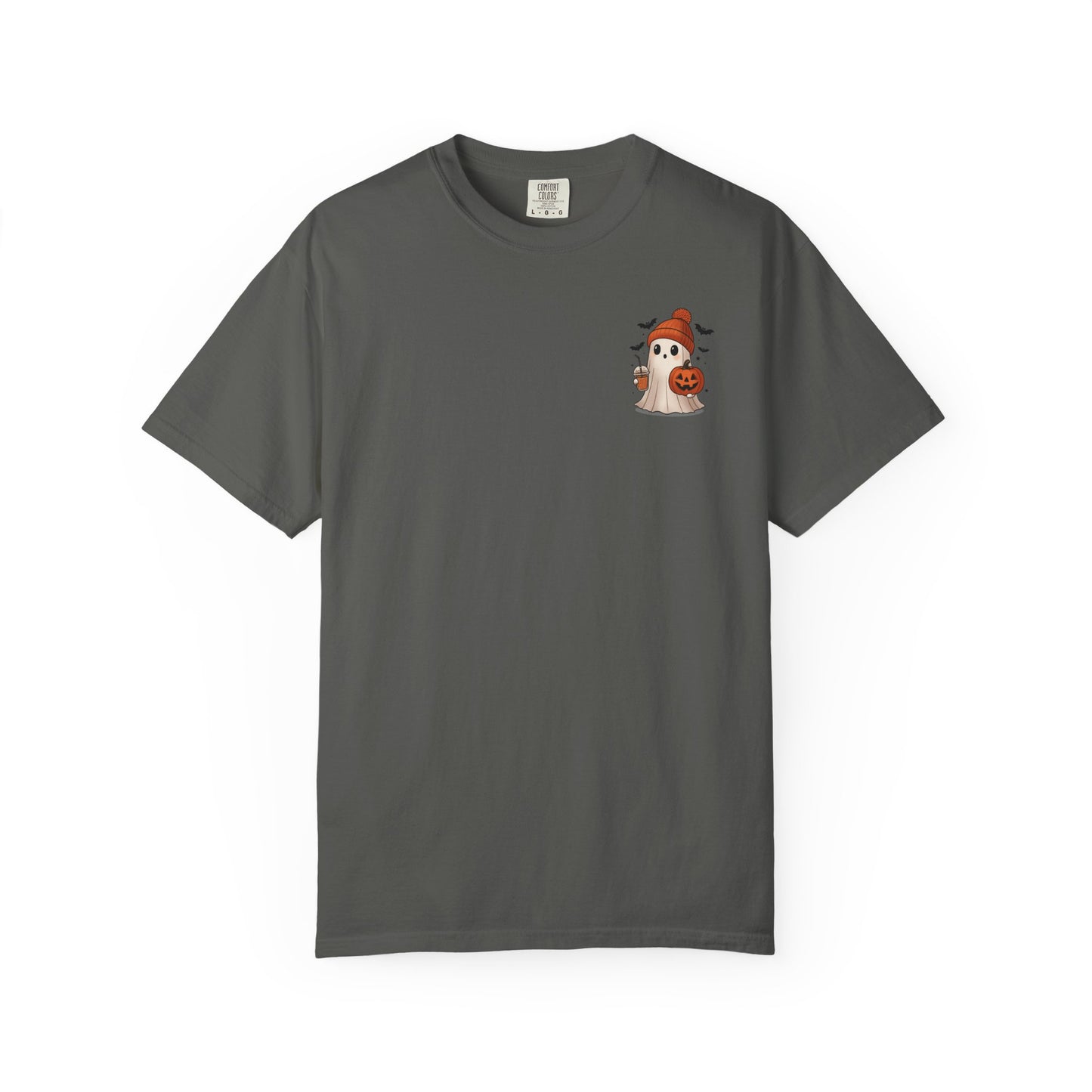 Halloween Holy Ghost T-Shirt, Unisex Garment-Dyed Tee for Halloween, Spooky Season Apparel, Ghost Lover, Cute Halloween Shirt