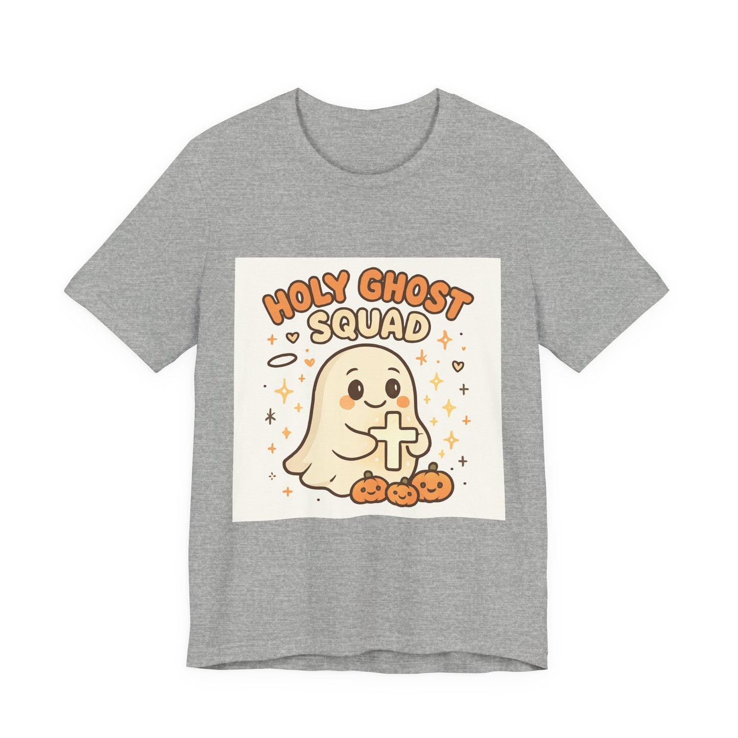 Cute Holy Ghost Unisex Jersey Short Sleeve Tee