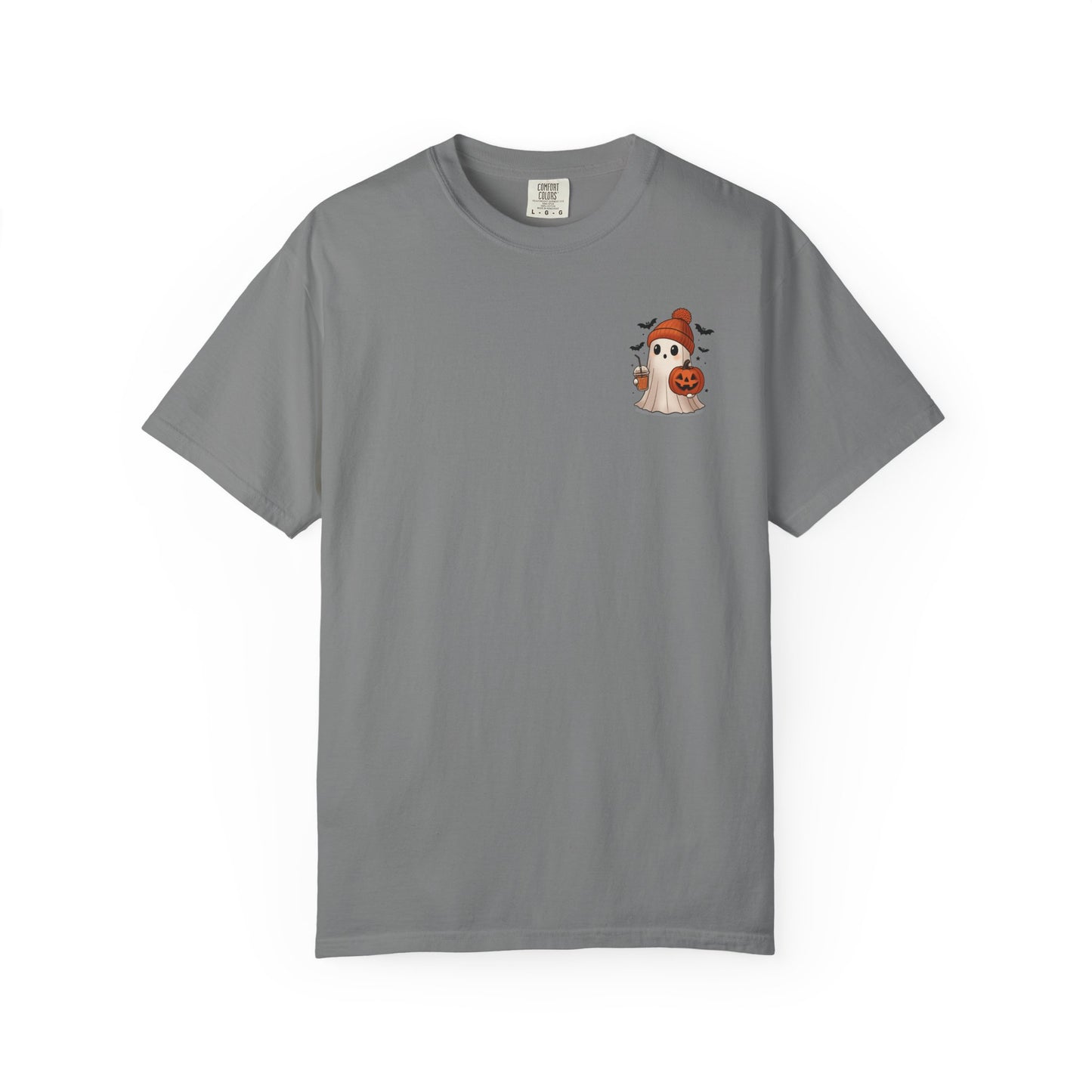 Halloween Holy Ghost T-Shirt, Unisex Garment-Dyed Tee for Halloween, Spooky Season Apparel, Ghost Lover, Cute Halloween Shirt