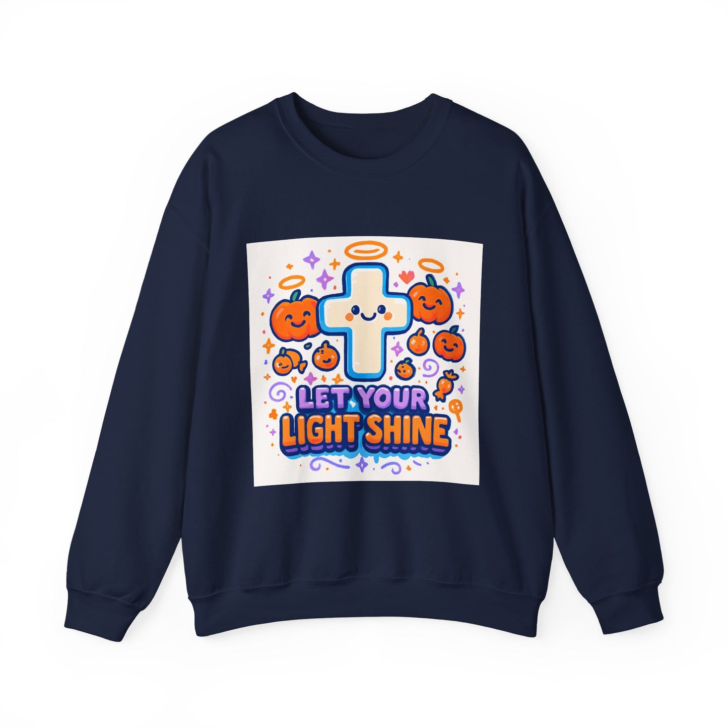 Let Your Light Shine - Fall - Unisex Heavy Blend™ Crewneck Sweatshirt