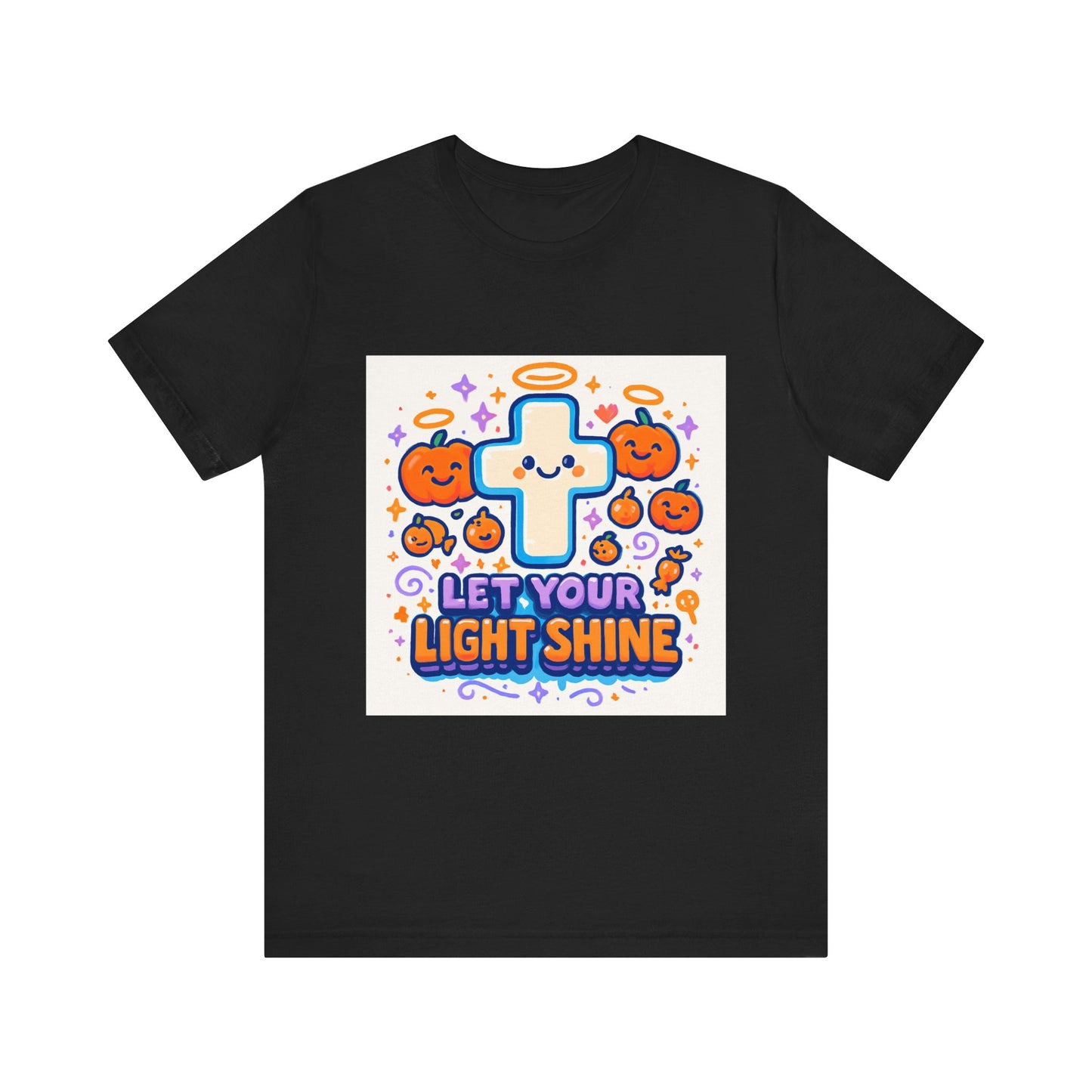 Let Your Light Shine - Fall -Unisex Jersey Short Sleeve Tee