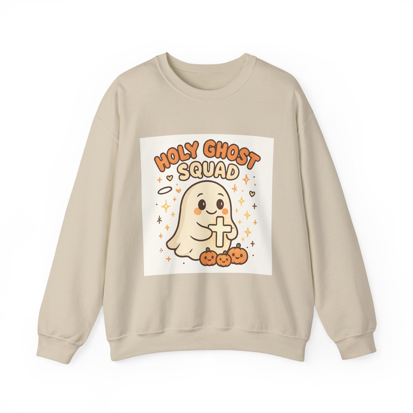 Cute Holy Ghost Unisex Heavy Blend™ Crewneck Sweatshirt