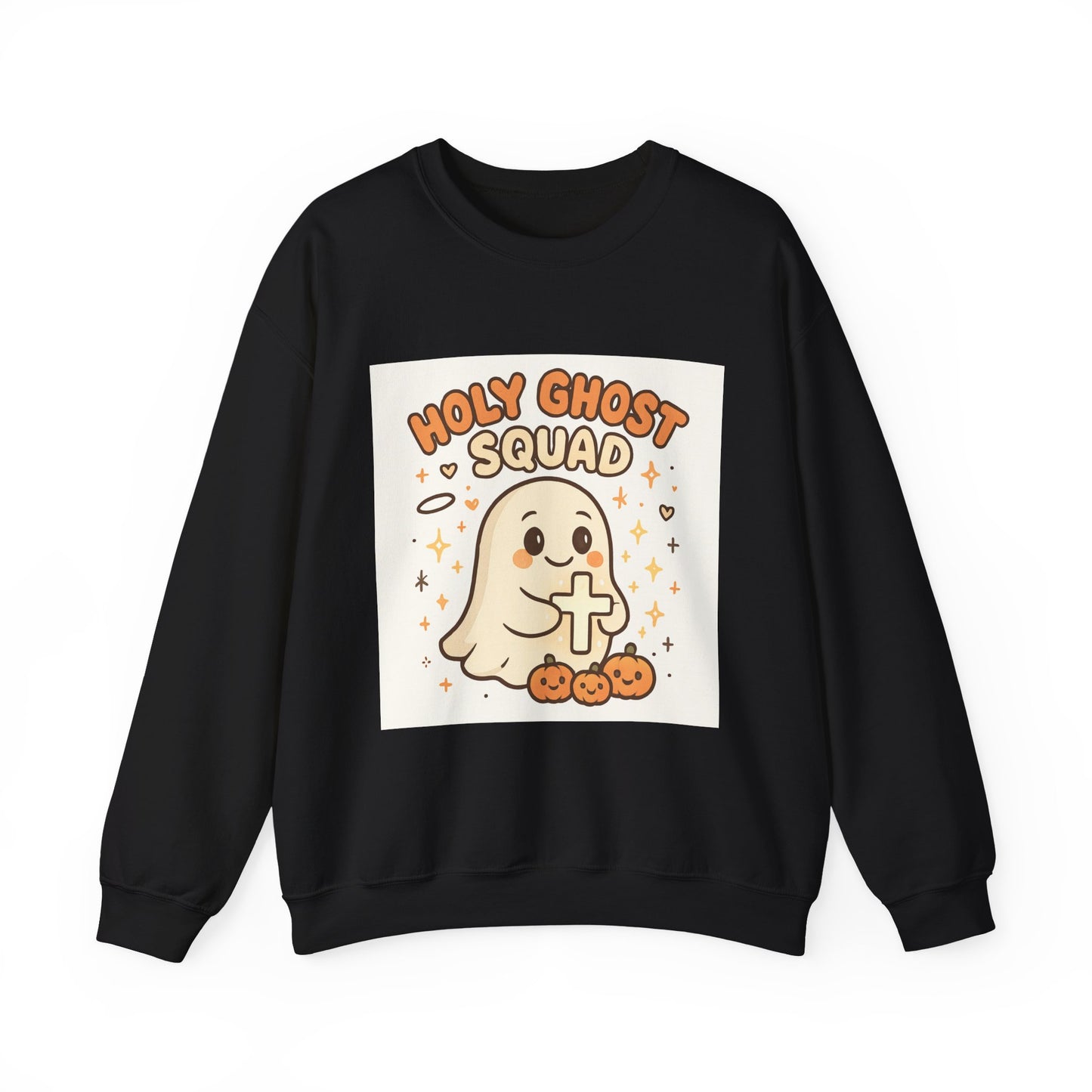Cute Holy Ghost Unisex Heavy Blend™ Crewneck Sweatshirt