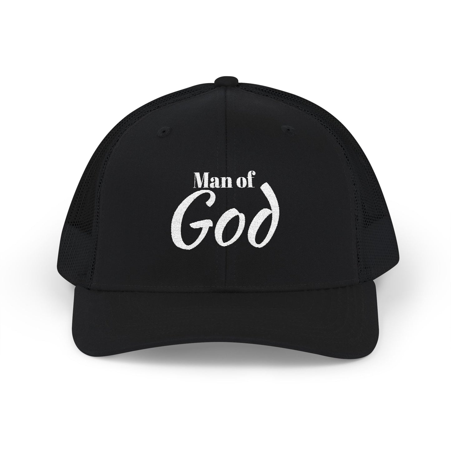 Stylish Man of God Snapback Trucker Cap – Faith Hat, Religious Gift, Casual Wear, Summer Accessory