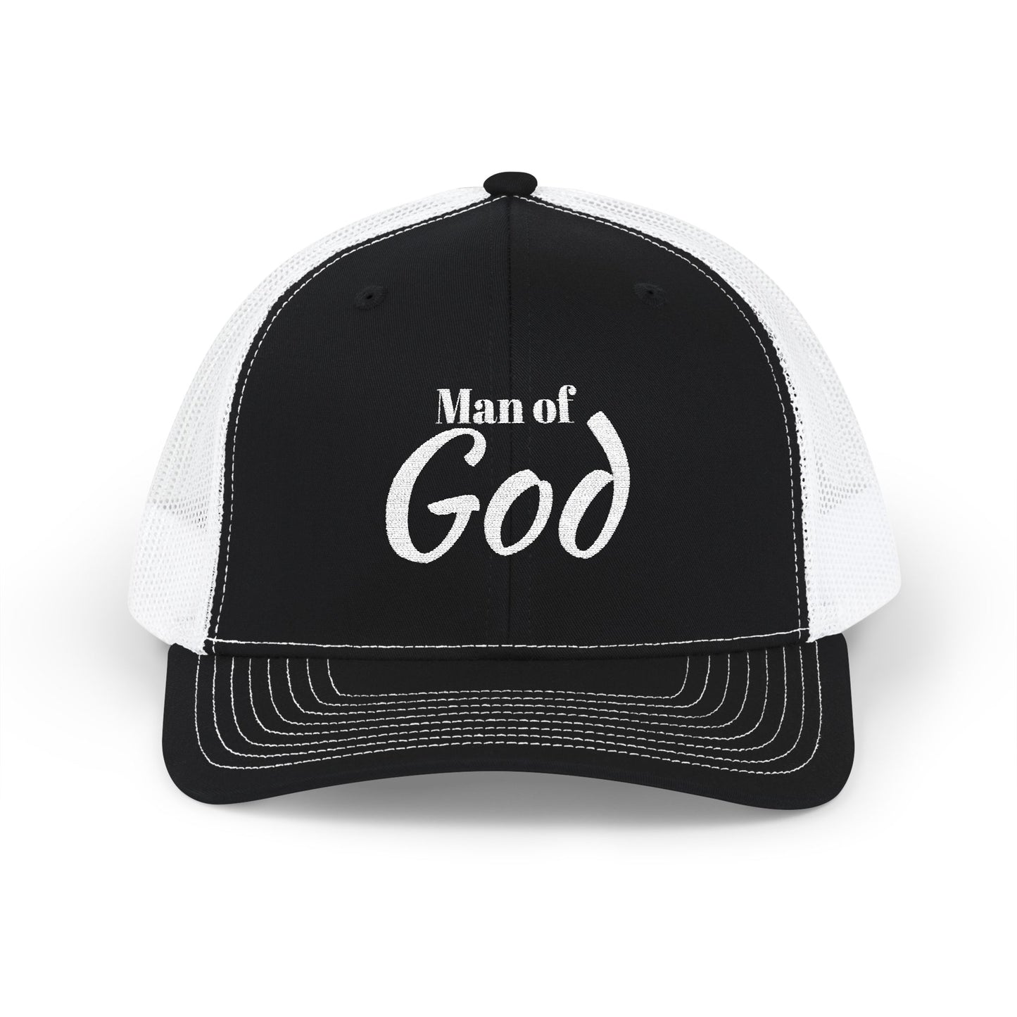 Stylish Man of God Snapback Trucker Cap – Faith Hat, Religious Gift, Casual Wear, Summer Accessory