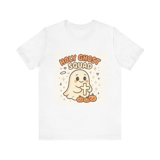 Cute Holy Ghost Unisex Jersey Short Sleeve Tee