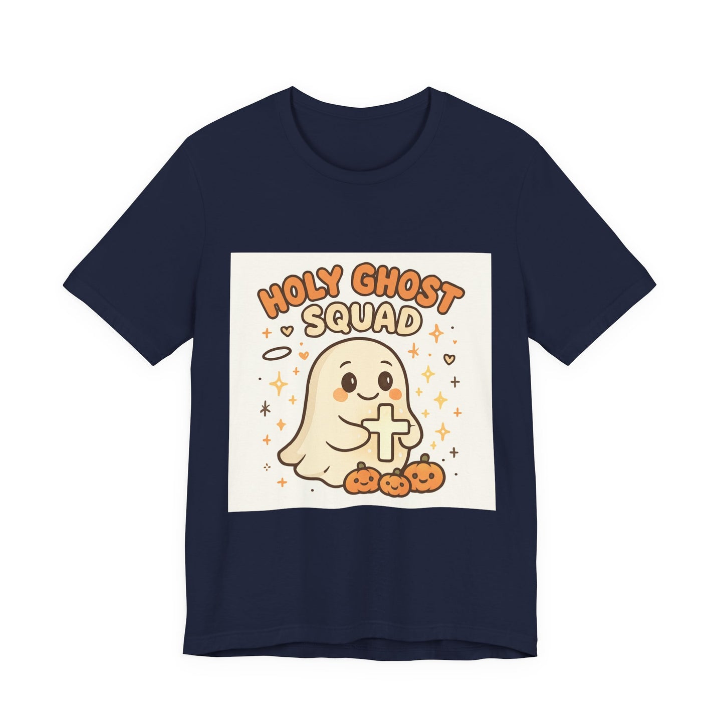 Cute Holy Ghost Unisex Jersey Short Sleeve Tee