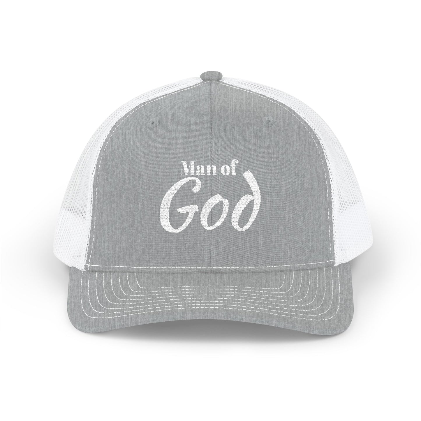 Stylish Man of God Snapback Trucker Cap – Faith Hat, Religious Gift, Casual Wear, Summer Accessory