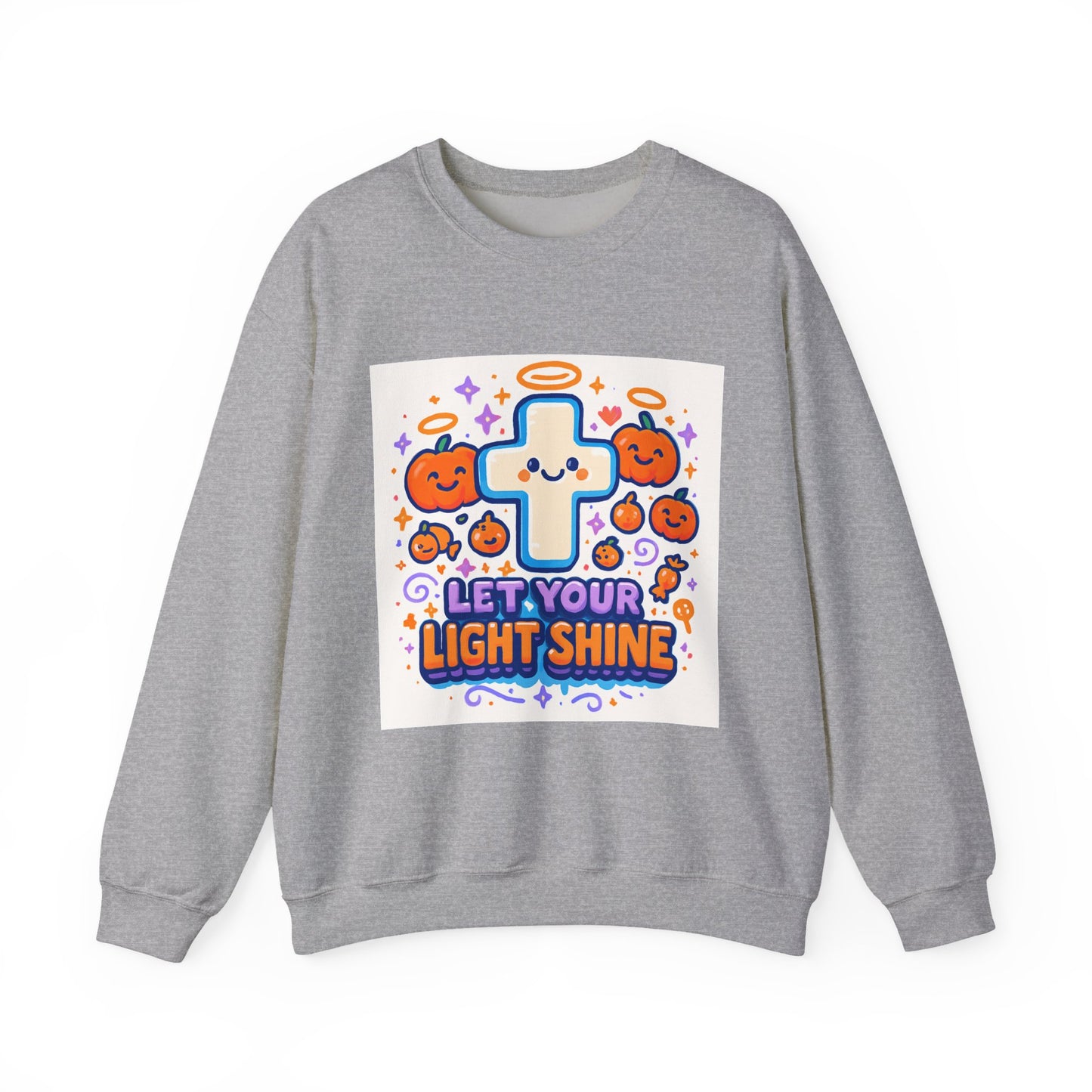 Let Your Light Shine - Fall - Unisex Heavy Blend™ Crewneck Sweatshirt