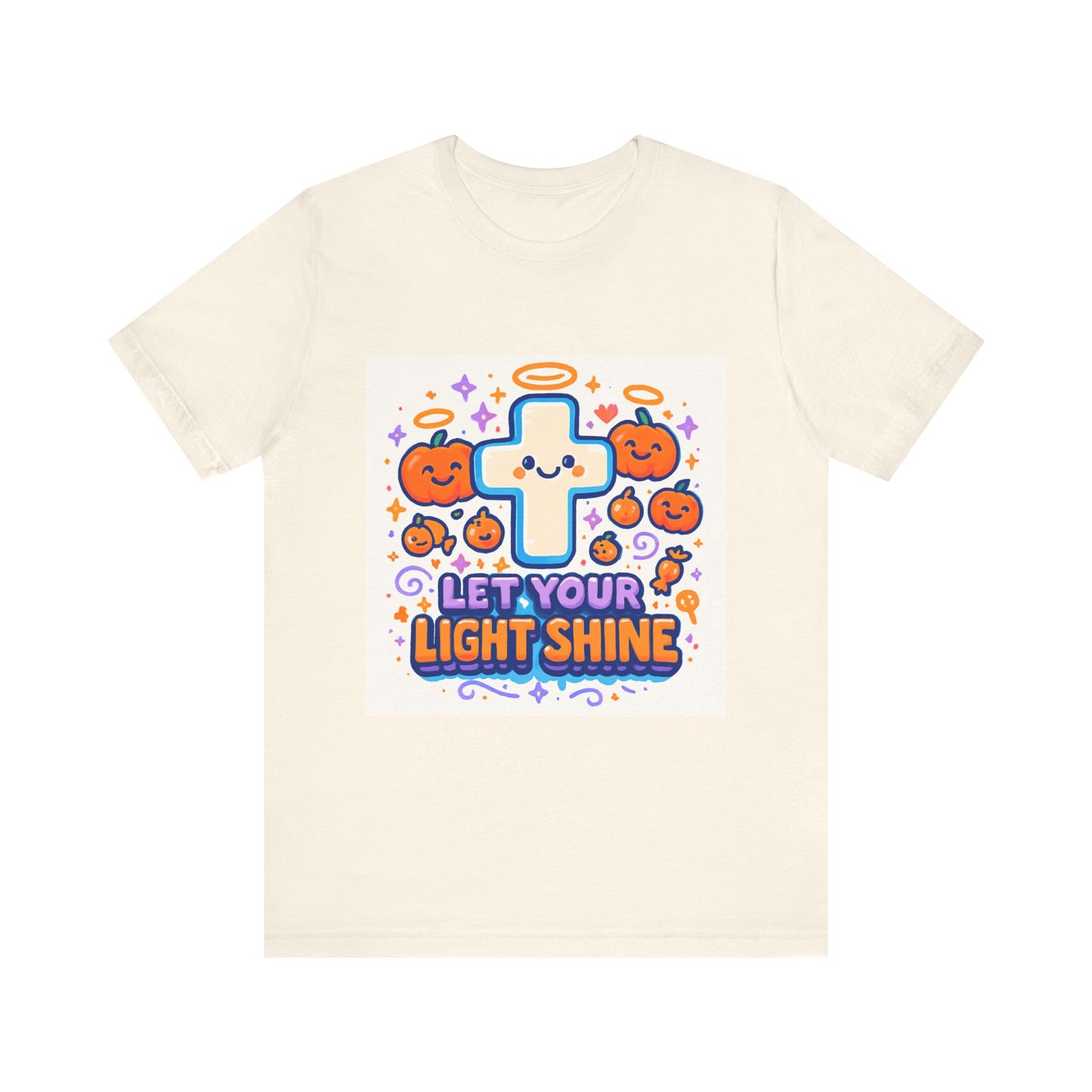 Let Your Light Shine - Fall -Unisex Jersey Short Sleeve Tee