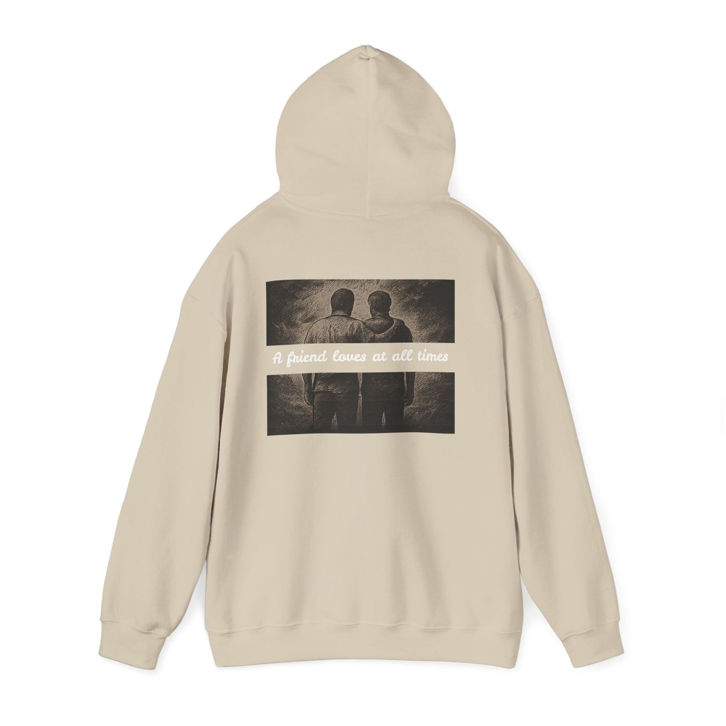 Friend loves at all times - Proverbs 17:17 Hoodie - premium quality