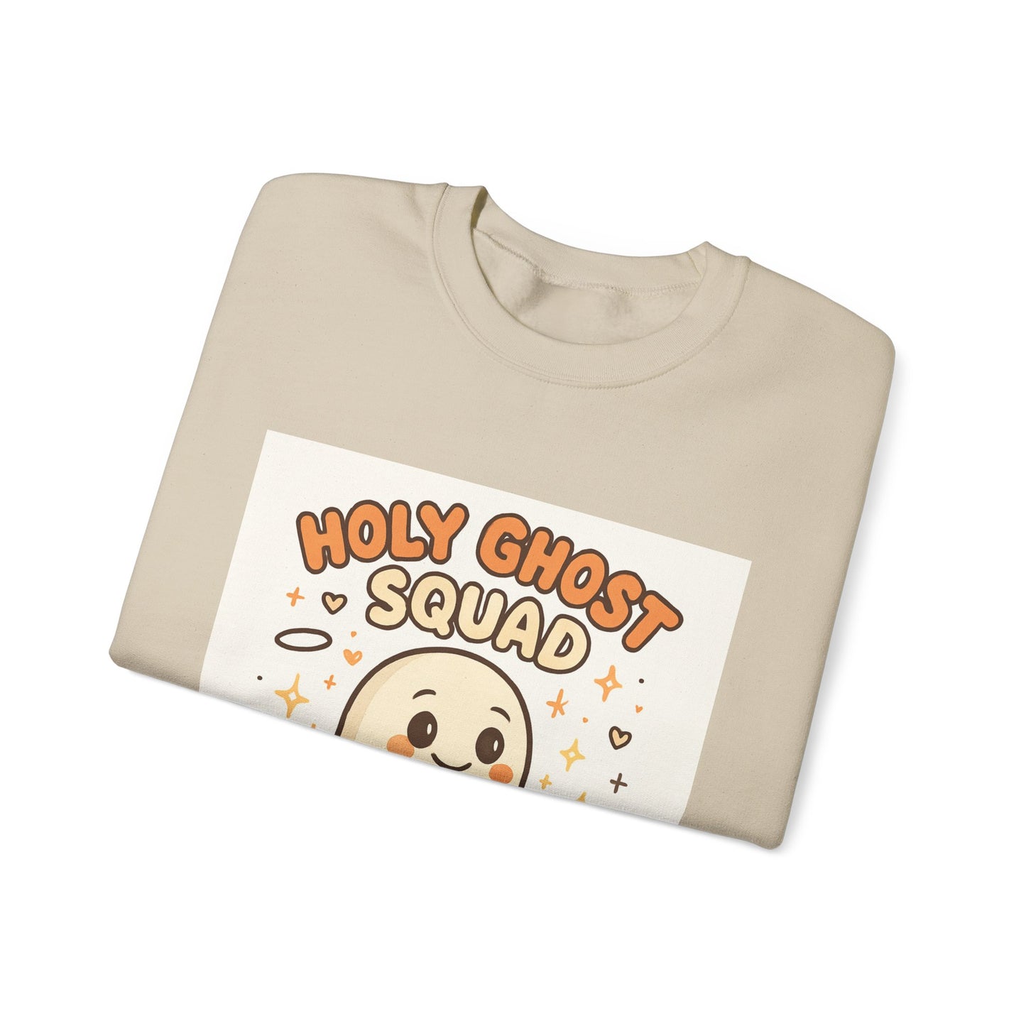 Cute Holy Ghost Unisex Heavy Blend™ Crewneck Sweatshirt