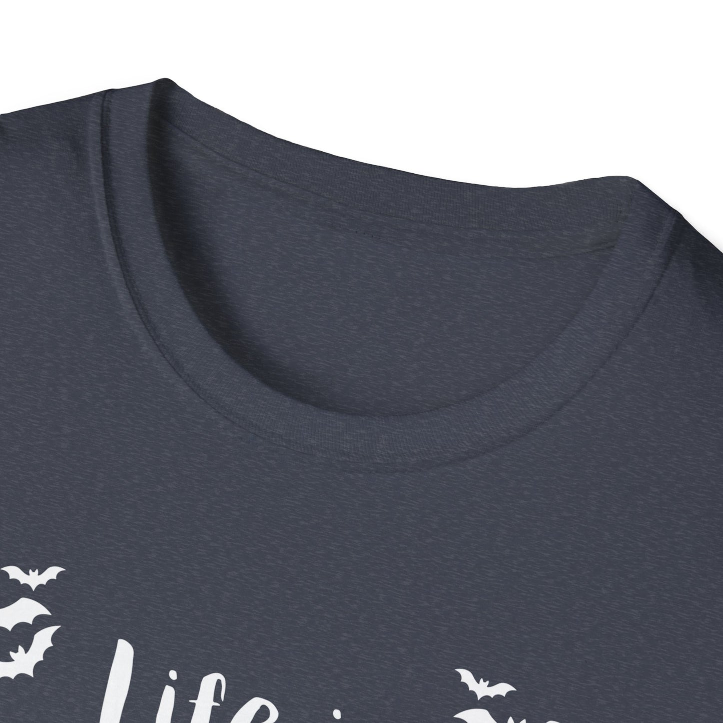 Halloween Faith T-Shirt, Life is Scary without Jesus Tee, Christian Halloween Shirt, Unisex Casual Tee, Fall Faith Apparel, Spooky [...]