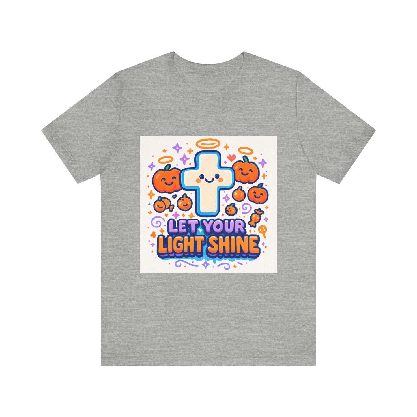 Let Your Light Shine - Fall -Unisex Jersey Short Sleeve Tee