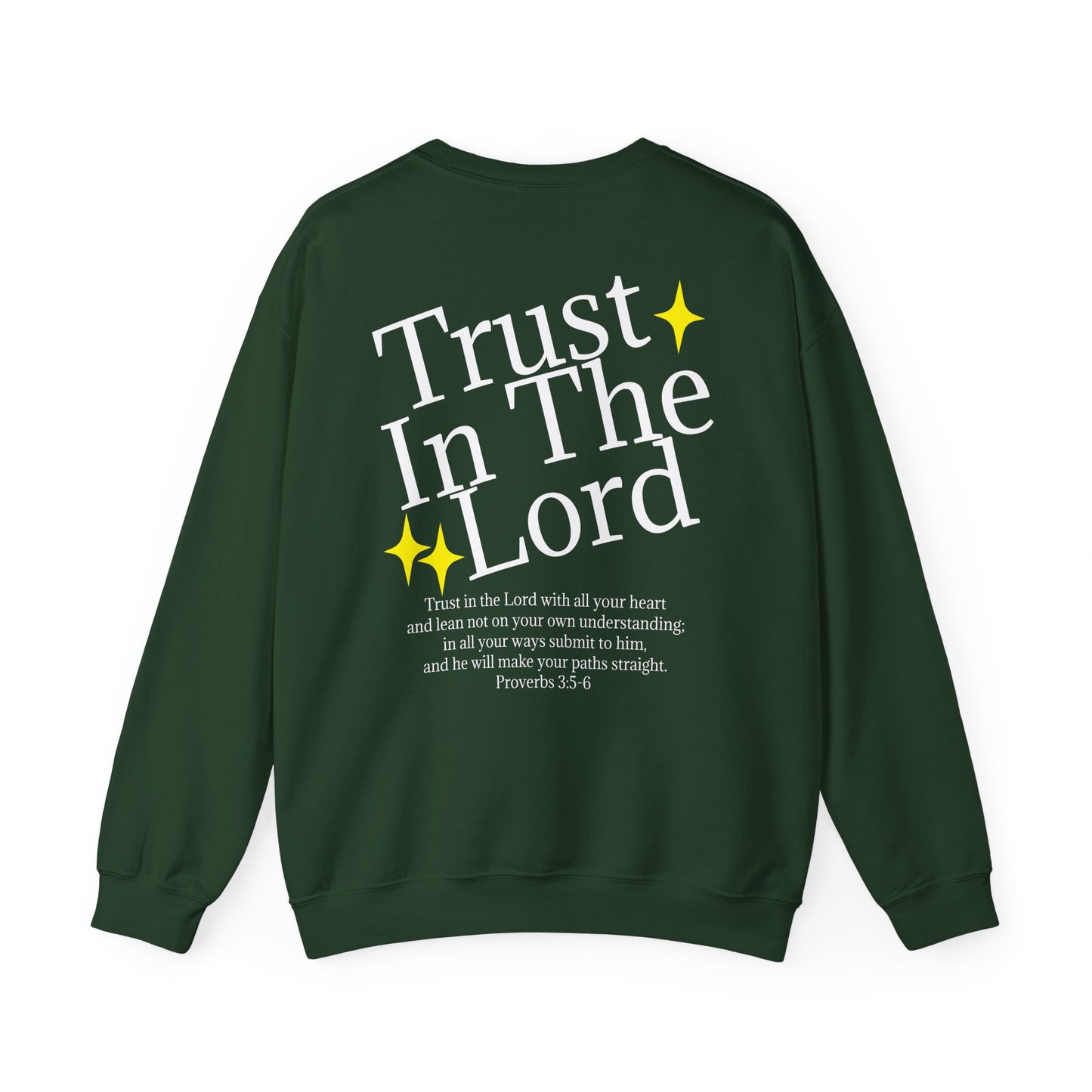 TRUST IN THE LORD - Cozy Crewneck Sweatshirt