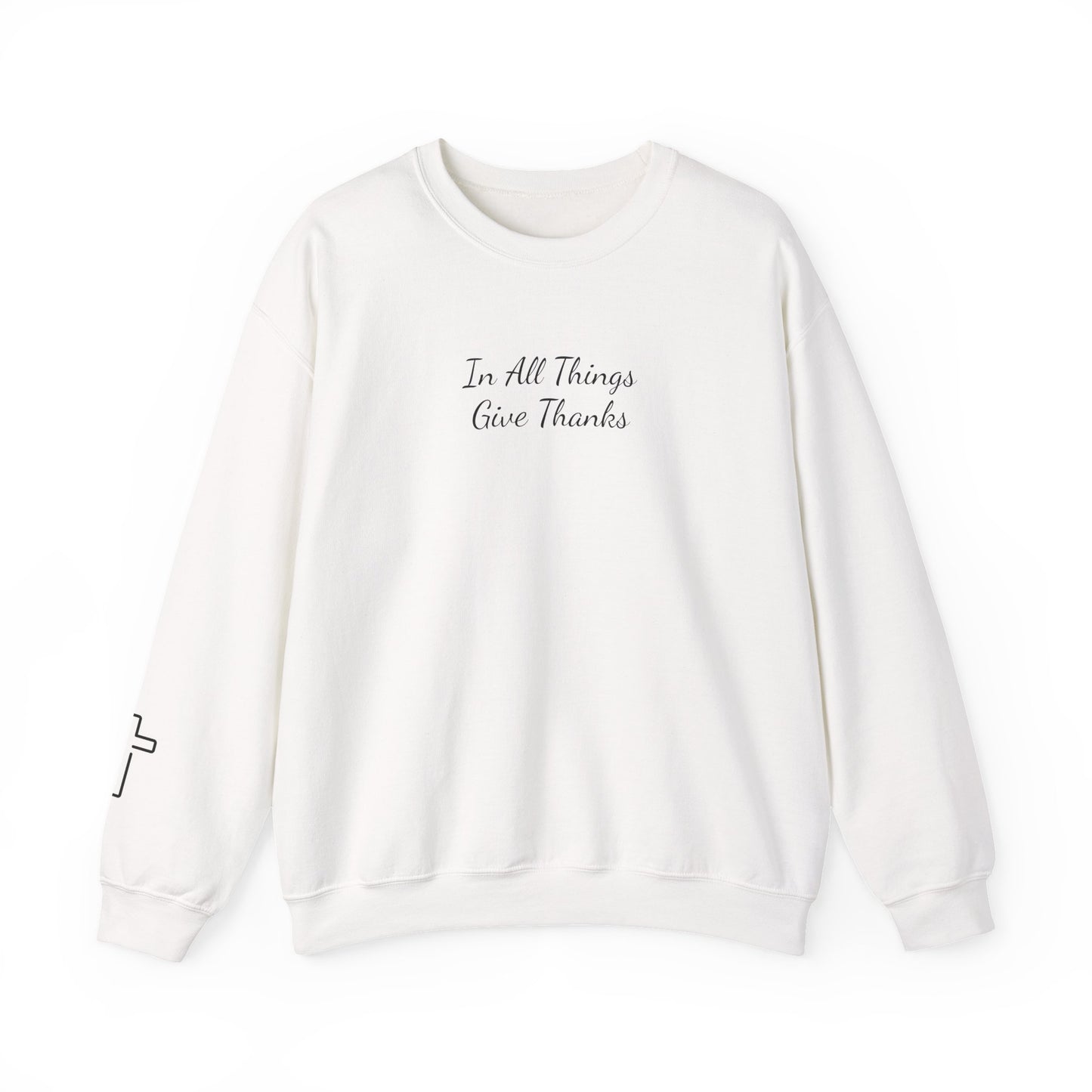 Give Thanks - Unisex Heavy Blend™ Crewneck Sweatshirt