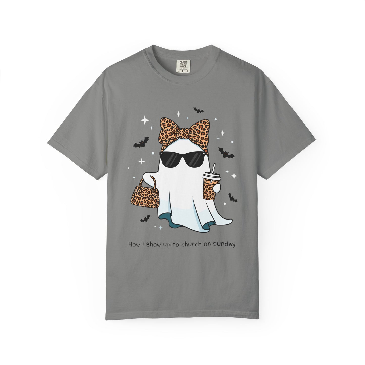 Stylish Fancy Ghost T-Shirt, Funny Tee, Cute Halloween Apparel, Unisex Casual Top, Gift for Cat Lovers, Sunday Funday Shirt