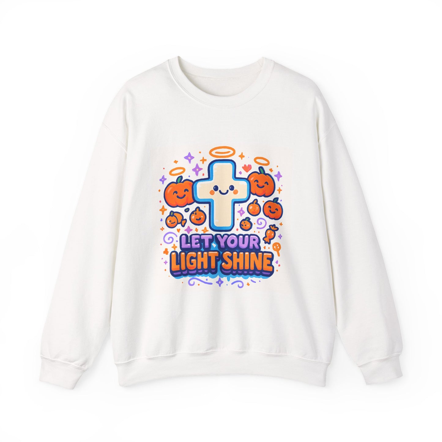 Let Your Light Shine - Fall - Unisex Heavy Blend™ Crewneck Sweatshirt