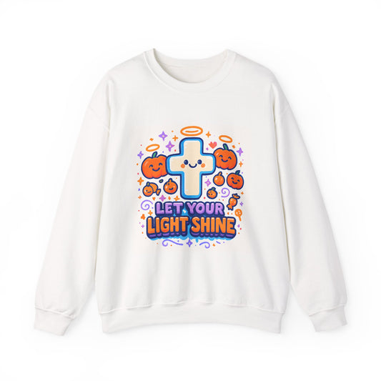 Let Your Light Shine - Fall - Unisex Heavy Blend™ Crewneck Sweatshirt