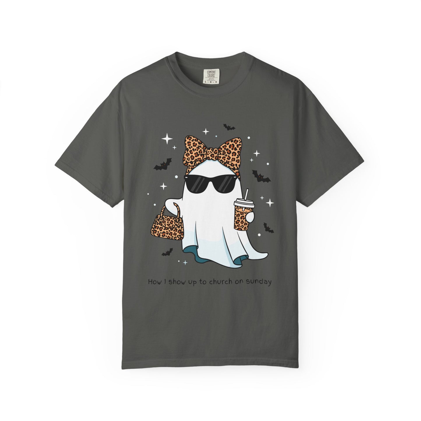 Stylish Fancy Ghost T-Shirt, Funny Tee, Cute Halloween Apparel, Unisex Casual Top, Gift for Cat Lovers, Sunday Funday Shirt