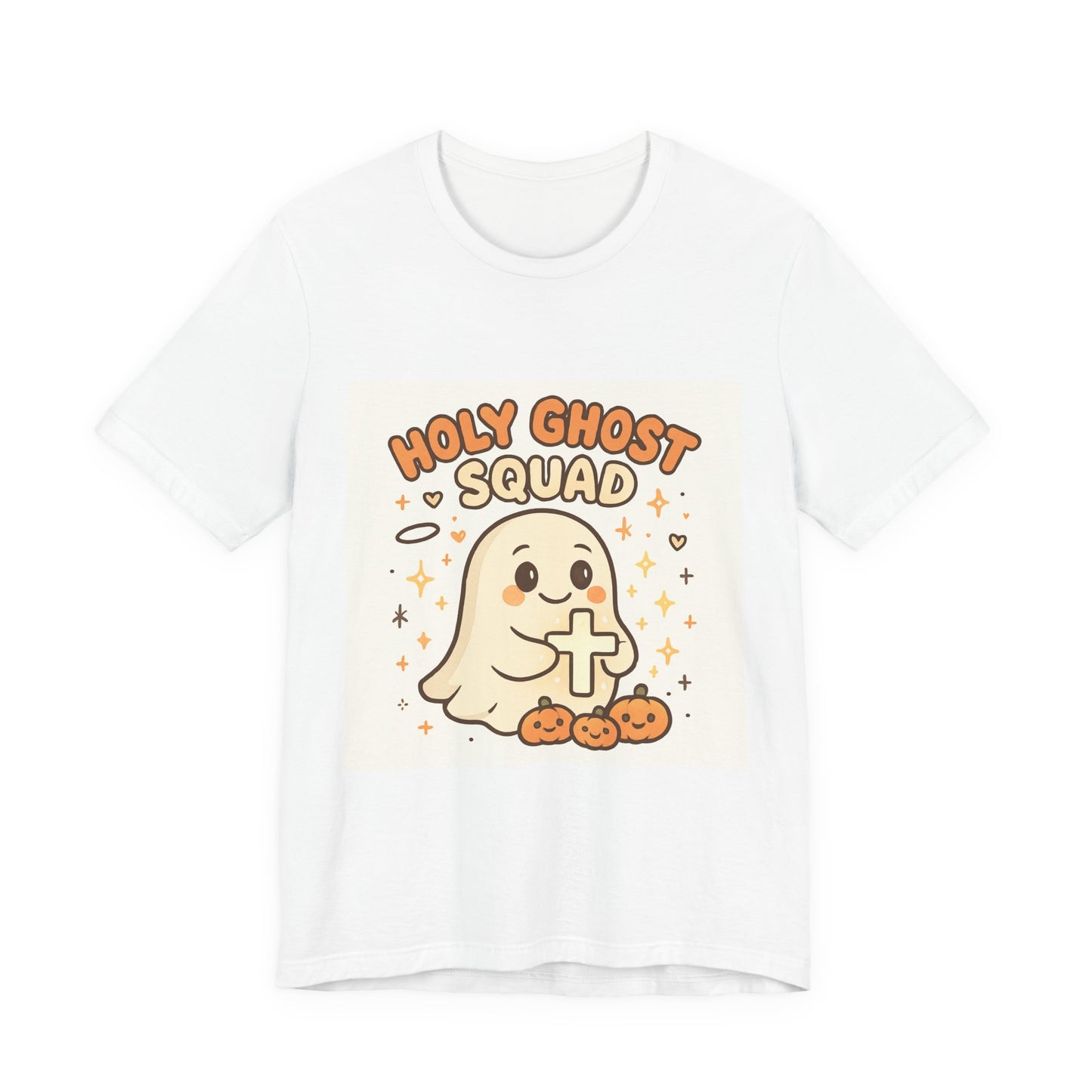 Cute Holy Ghost Unisex Jersey Short Sleeve Tee
