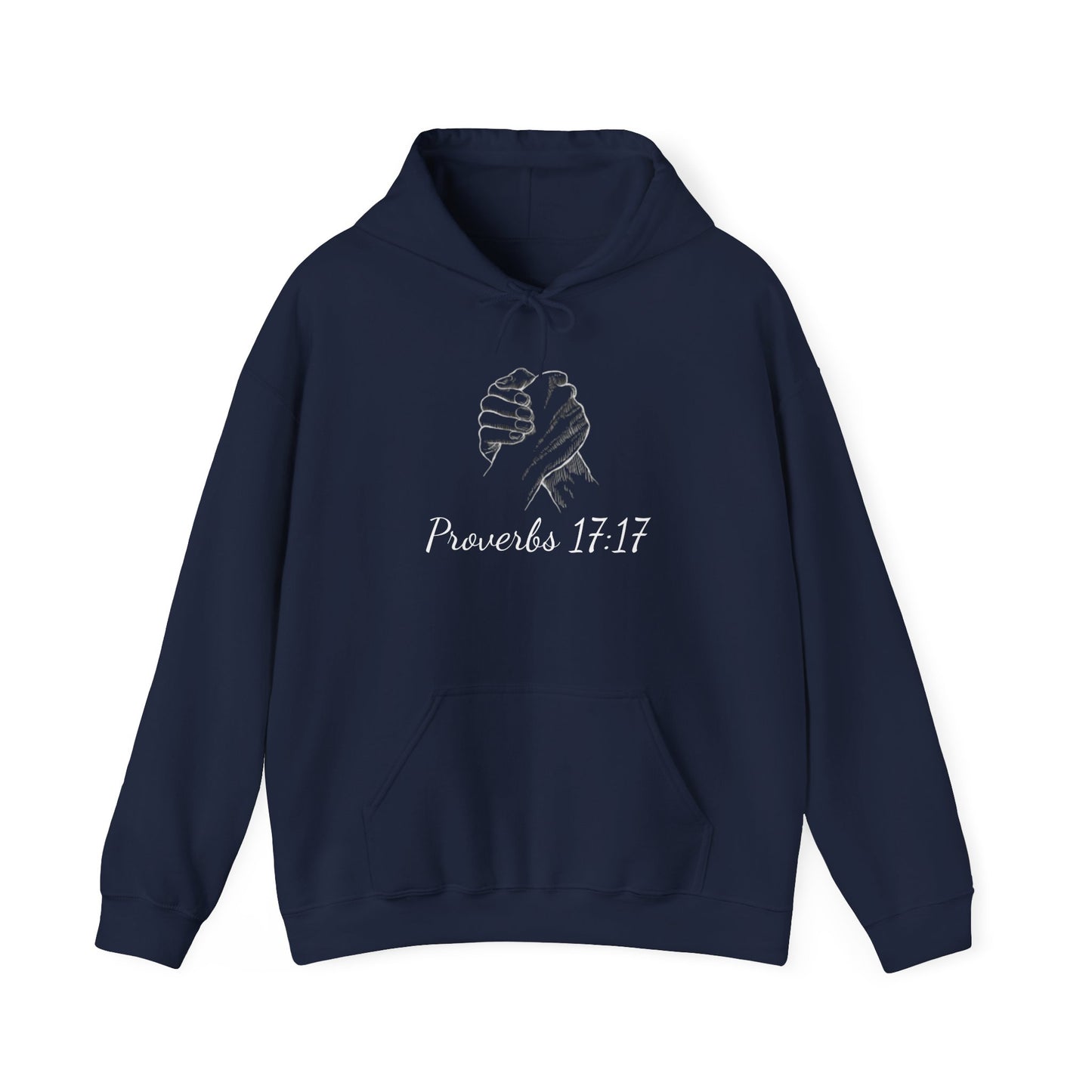 Friend loves at all times - Proverbs 17:17 Hoodie - premium quality