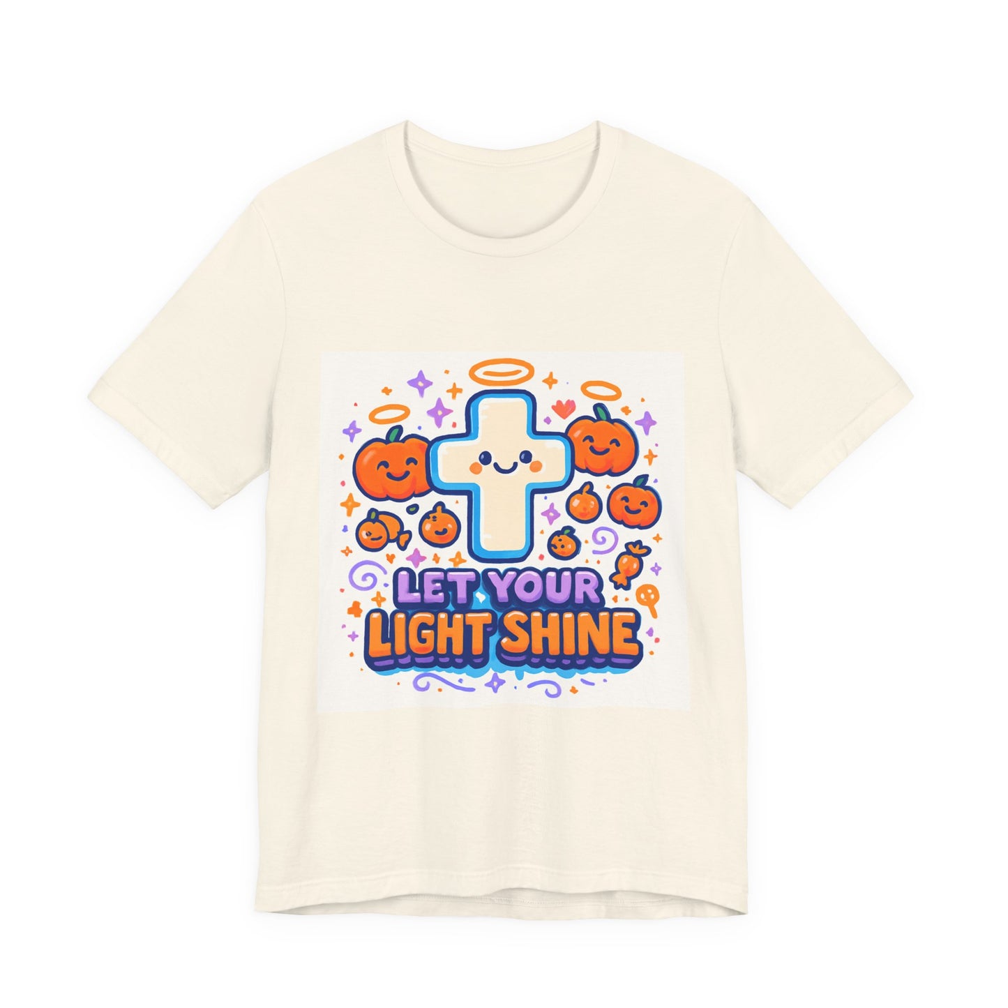 Let Your Light Shine - Fall -Unisex Jersey Short Sleeve Tee