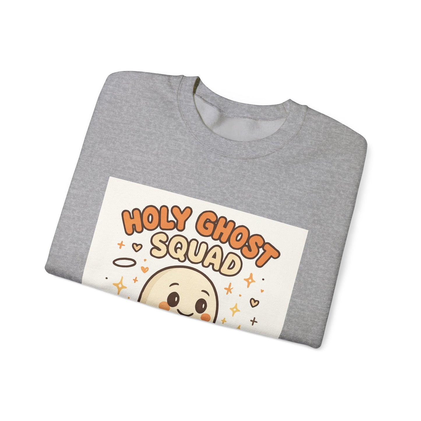 Cute Holy Ghost Unisex Heavy Blend™ Crewneck Sweatshirt