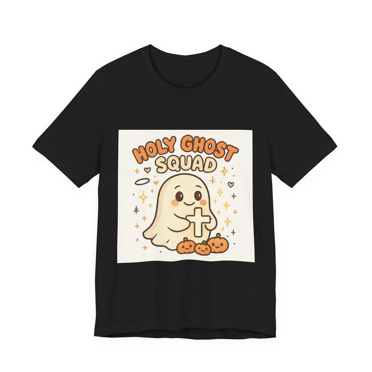 Cute Holy Ghost Unisex Jersey Short Sleeve Tee